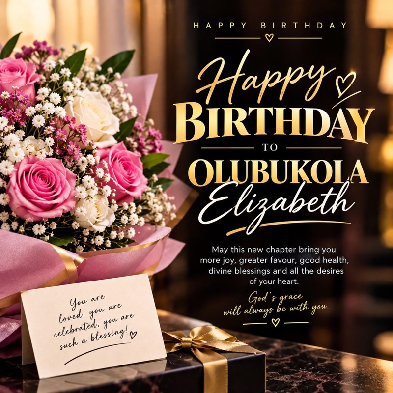 Happy Birthday to Olubukola Elizabeth - EP