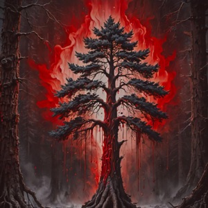 Blood on the leaves