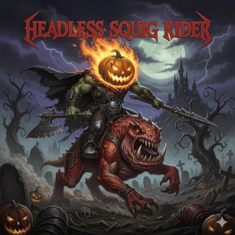 The Headless Squig Rider - Single
