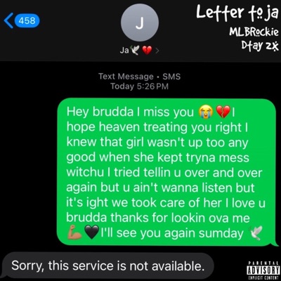 Letter to ja (feat. Dtay 2x) - Single