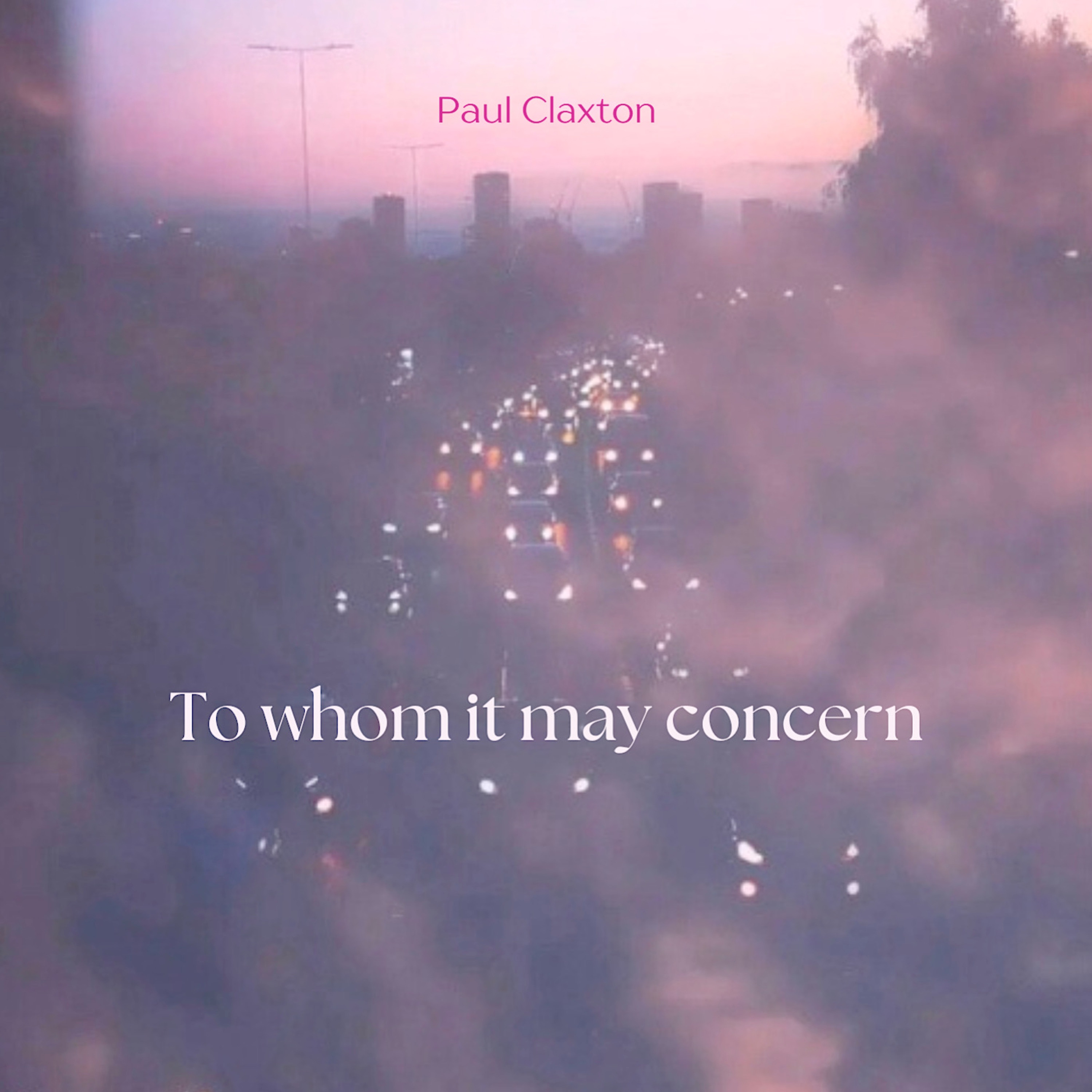 To Whom It May Concern