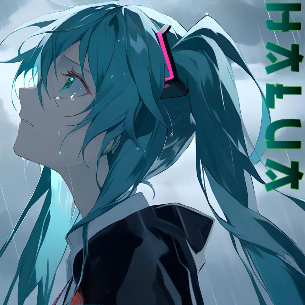 Обложка альбома «Kumori Strife (feat. 初音ミク) - Single» — Halua Vocaloid