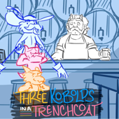 Three Kobolds in a Trenchcoat song art