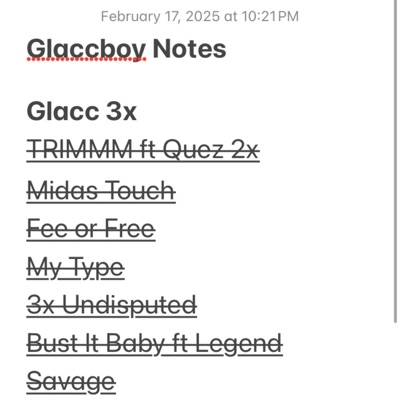 Glaccboy Notes - EP
