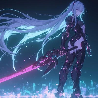 Neon Veil Whisper