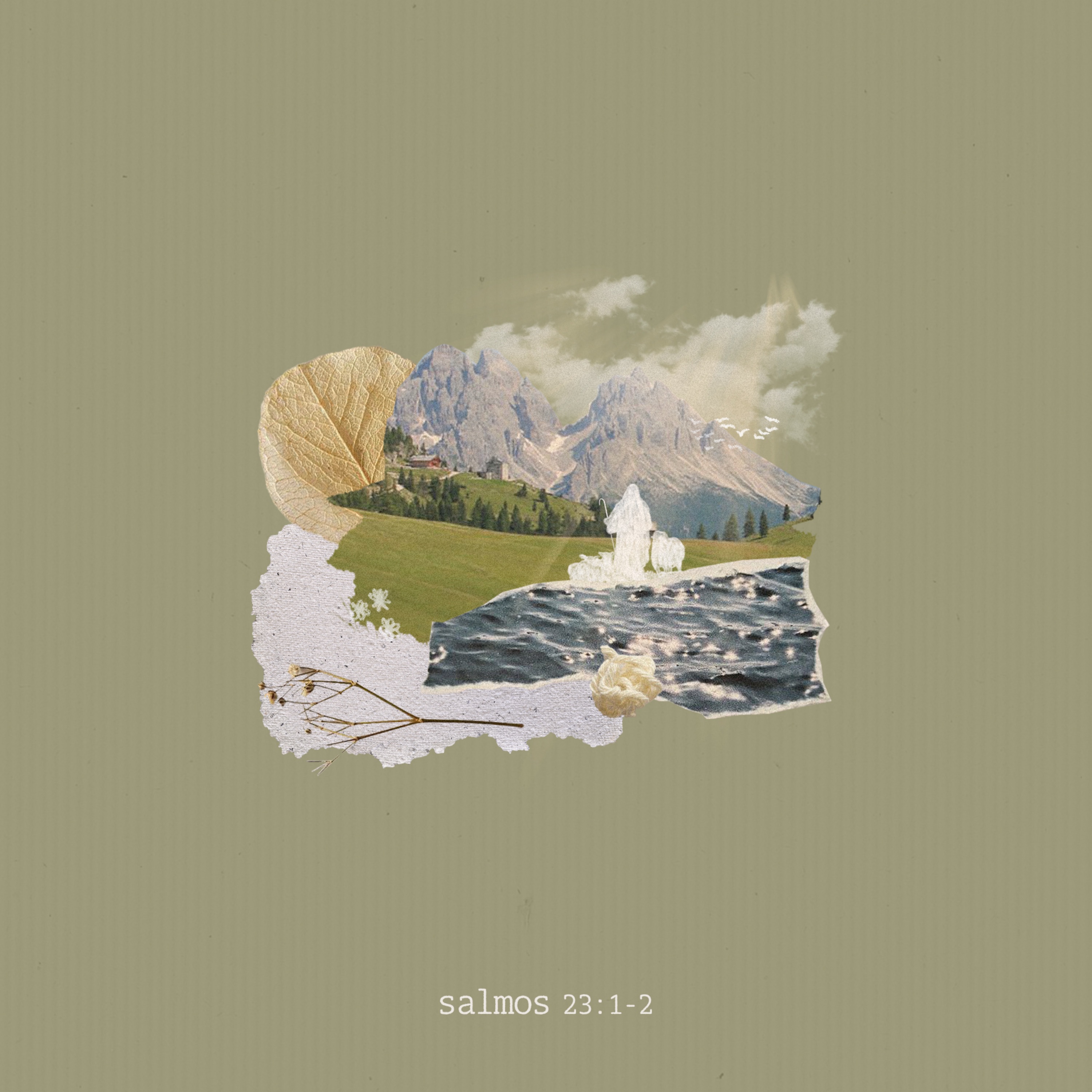 Salmos 23:1-2 - Single