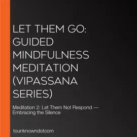 Let Them Go: Guided Mindfulness Meditation (Vipassana Series): Meditation 2: Let Them Not Respond — Embracing the Silence
