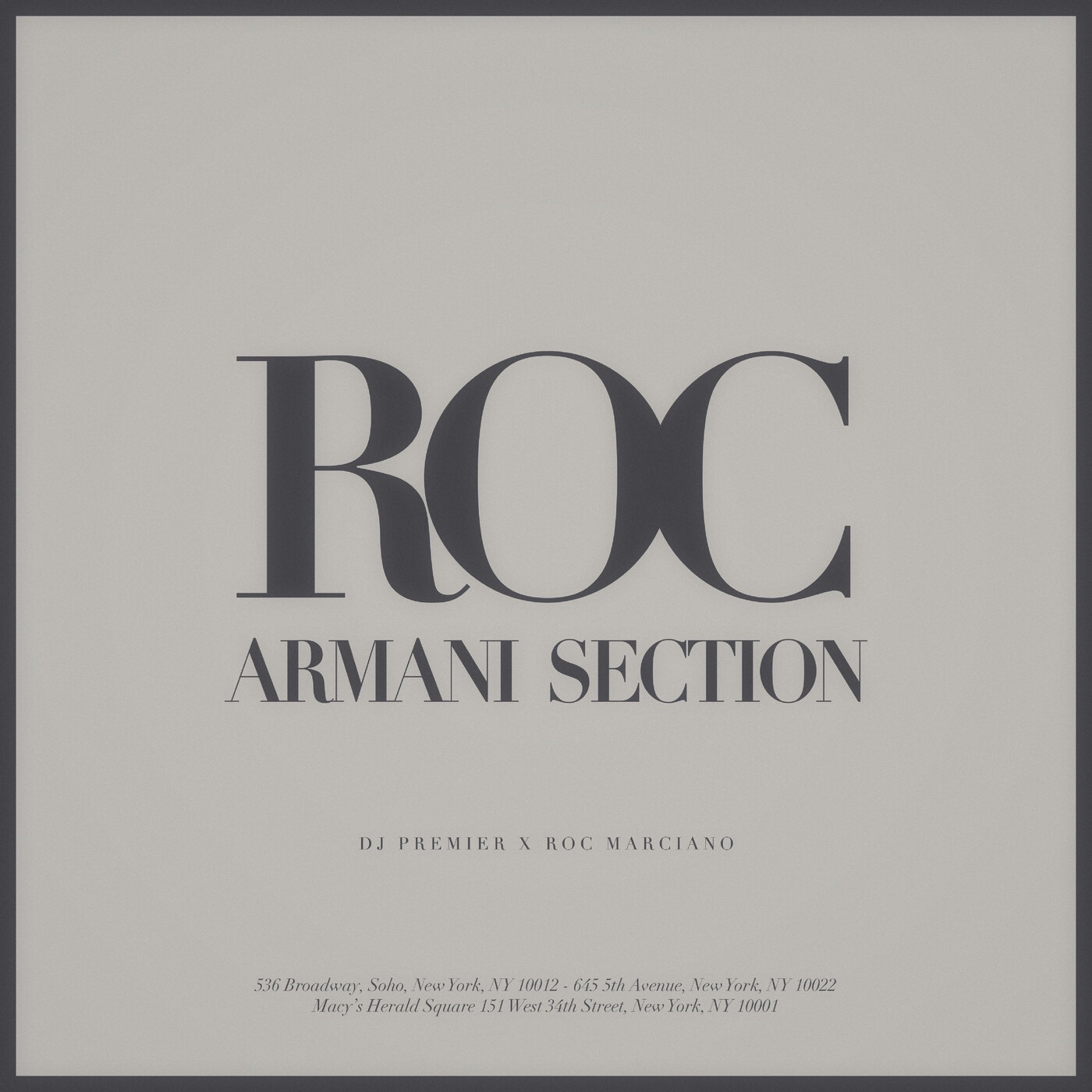 Roc Marciano & DJ Premier - Armani Section