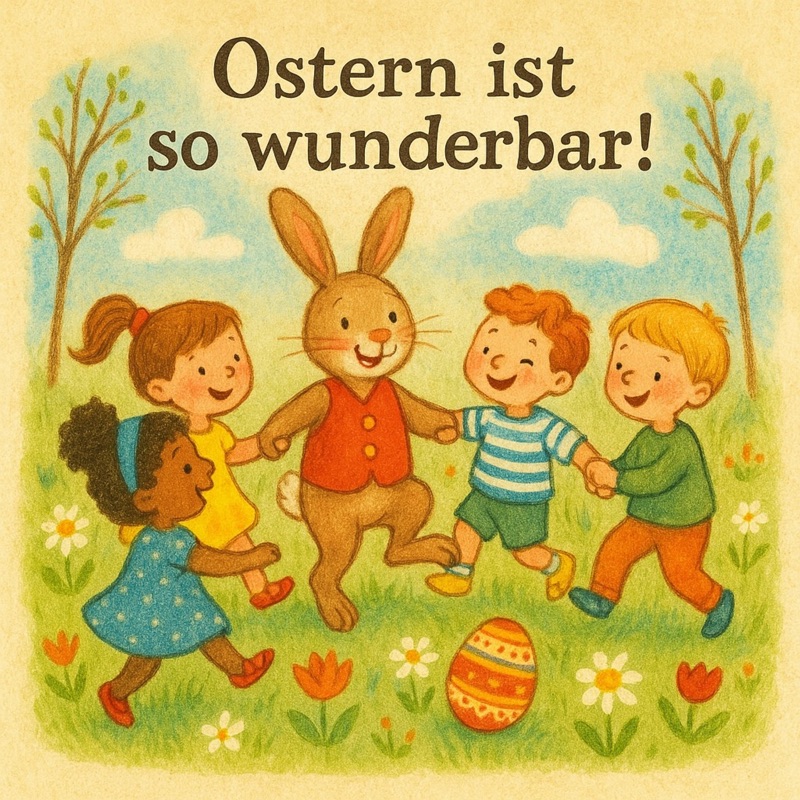 Der Osterhase ist am Start