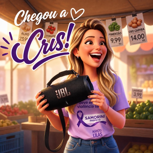 Chegou a Cris! A primeira prefeita de Vitória!