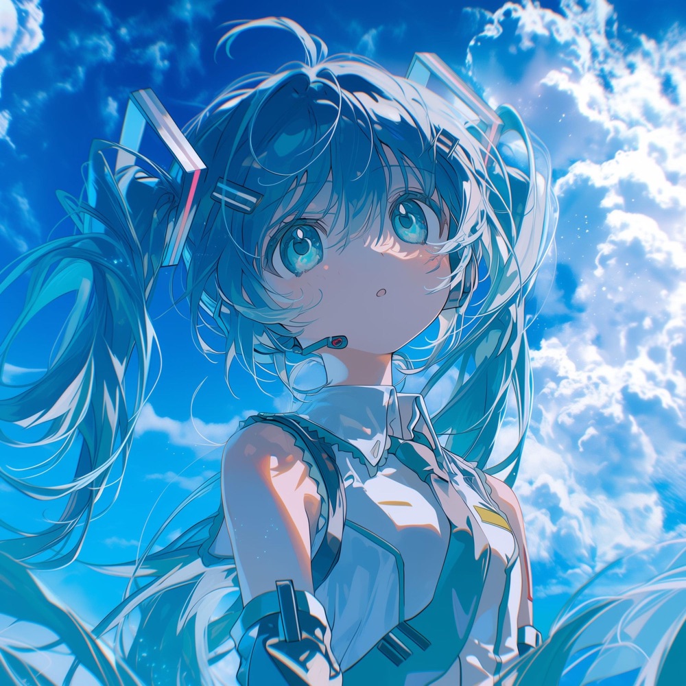 Обложка альбома «CLOUD» — あやさP, Hatsune Miku & Hatsune Miku