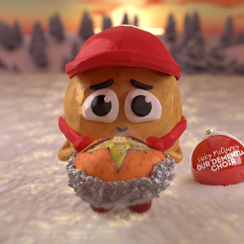Our Dementia Choir & Spud Bros — Brighter Than the Night cover artwork