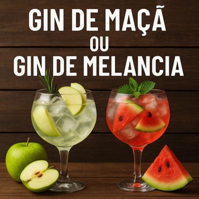 Gin de Maçã ou Gin de Melancia - Single