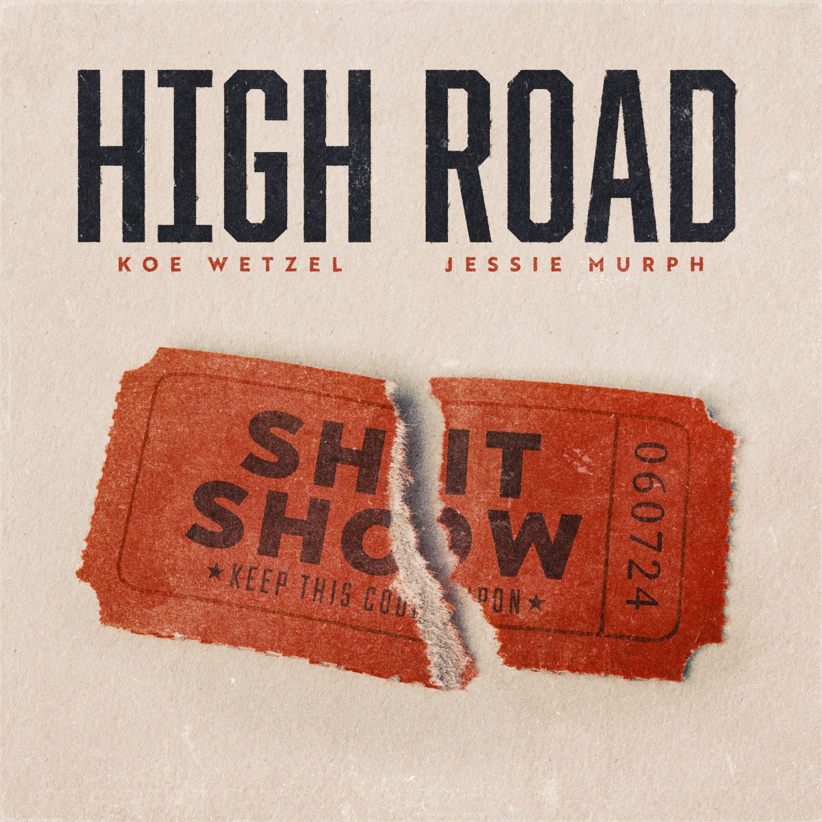 High Road - Single - Album by Koe Wetzel & Jessie Murph - Apple Music