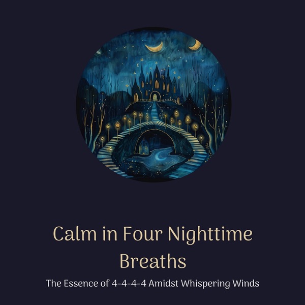 Calm in Four Nighttime Breaths: The Essence of 4-4-4-4 Amidst Whispering Winds