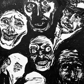 черный человек узор от кино