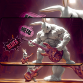 Bunny Punk! Tiny Blues Paws & Heavy Metal Riffs