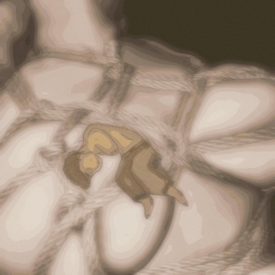 resting, on a fallen angel's body