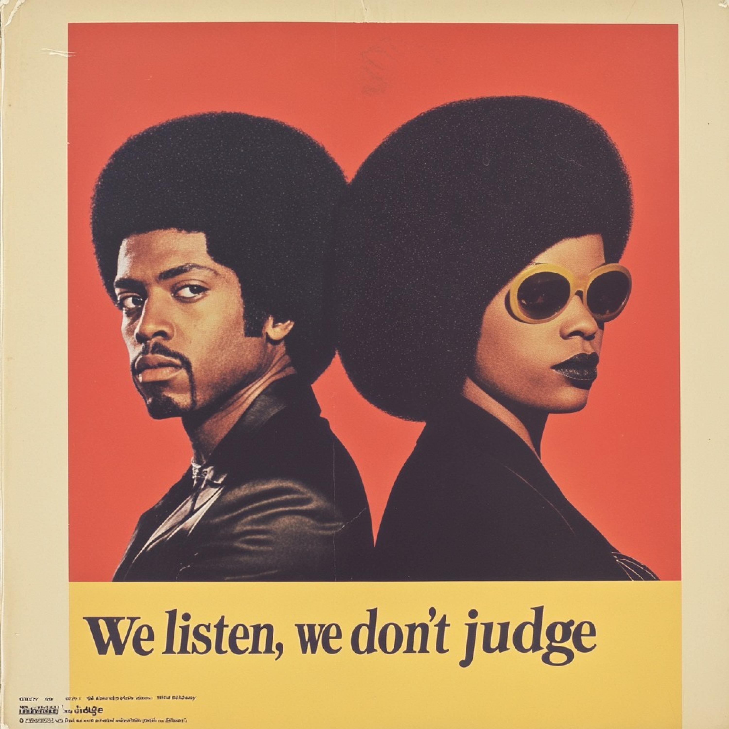 WE LISTEN, WE DON'T JUDGE - Single
