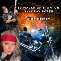 Blue Harley