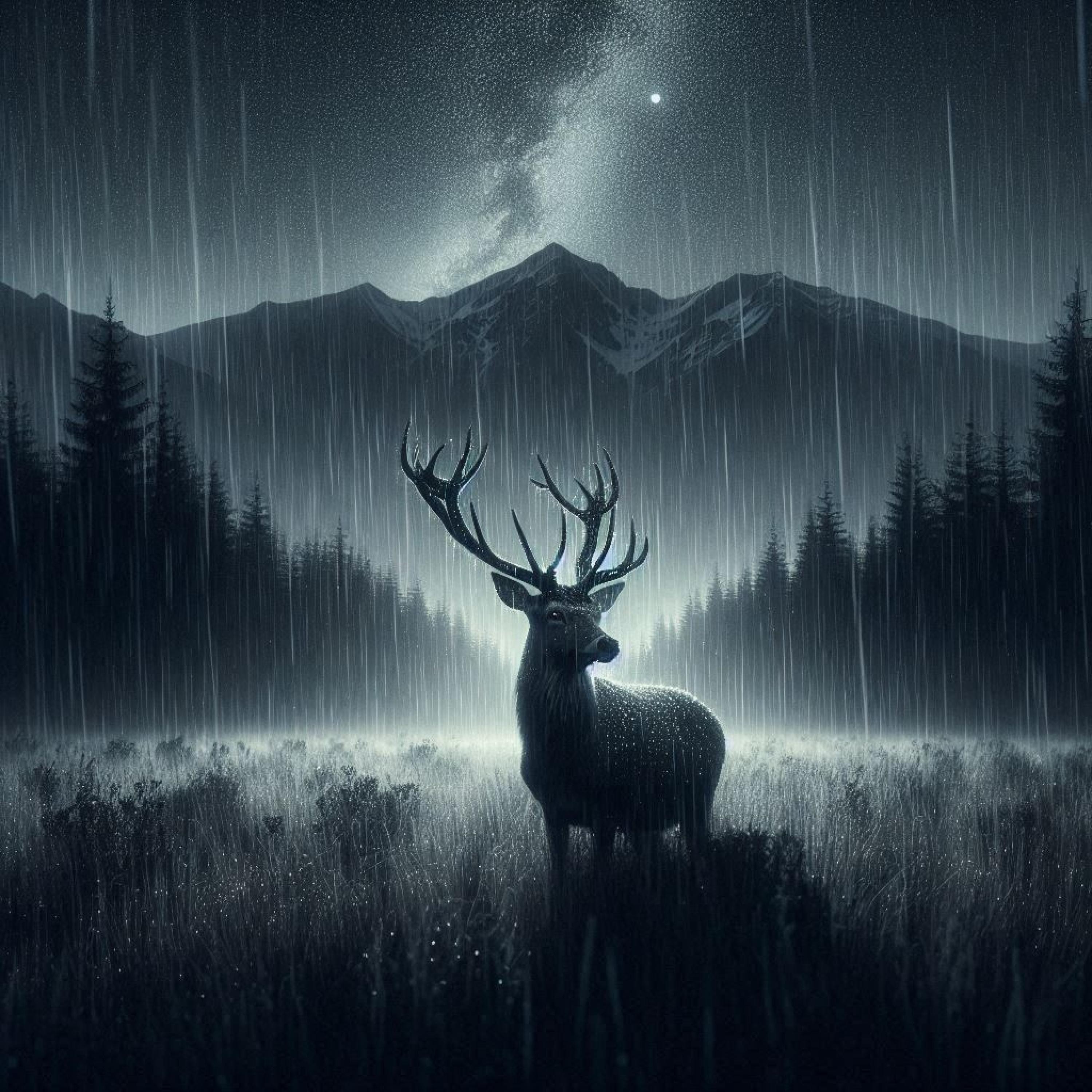 Deer under the stars - Single