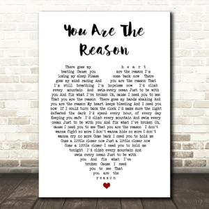 You Are The Reason - Single