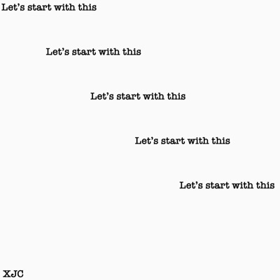 LET'S START WITH THIS - Single