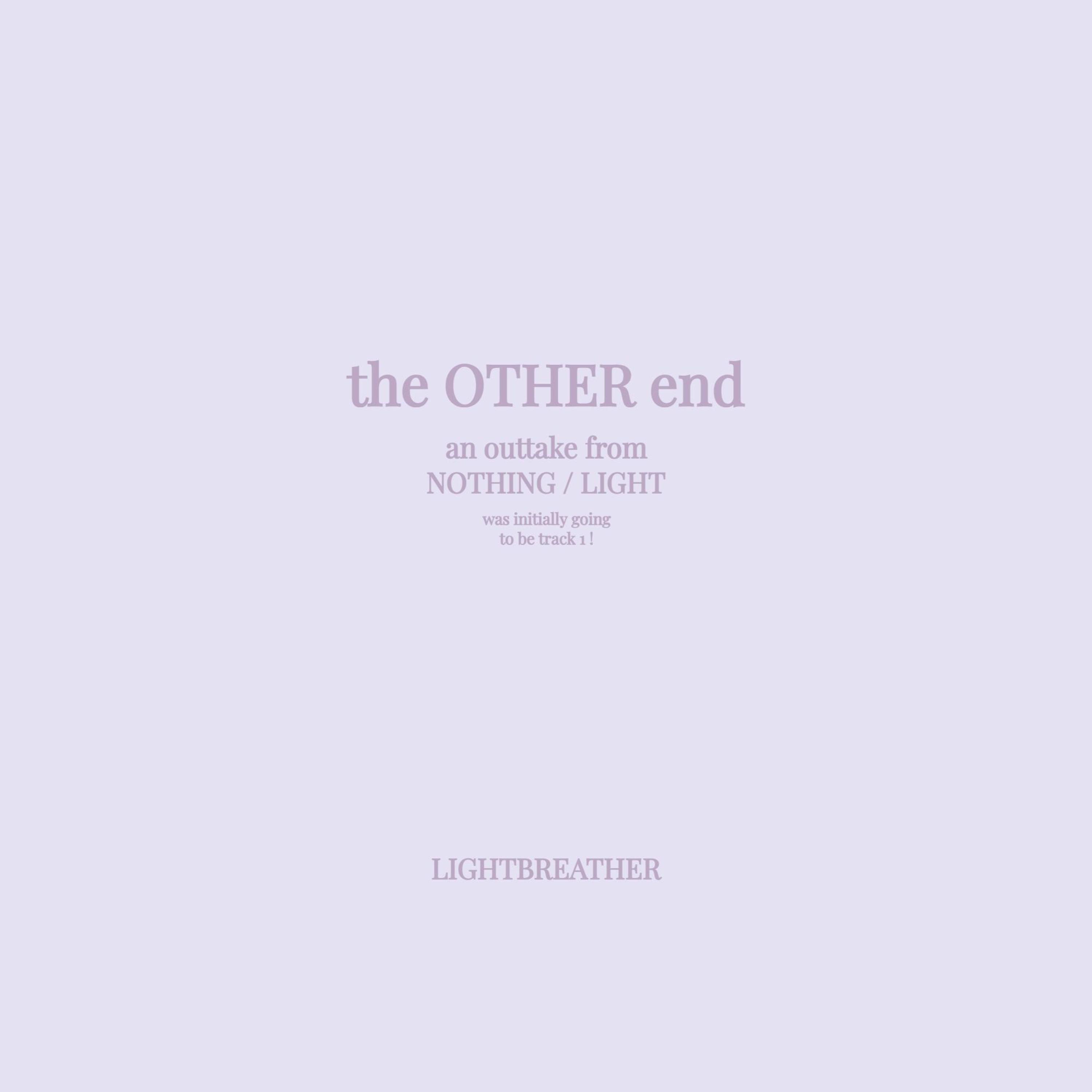 The OTHER end - Single