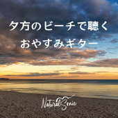 夕方のビーチで聴くおやすみギター