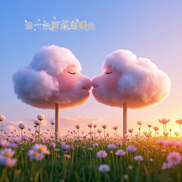 云一朵两朵吻嘴角 - Single