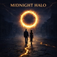 Album cover for Midnight Halo (feat. Nova Ardent) by Vayella