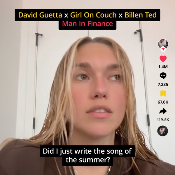 Album cover for Man In Finance - Single by David Guetta, Girl On Couch & Billen Ted