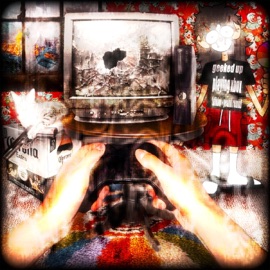 geeked up playing xbox Heptaknot