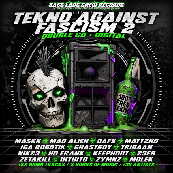 TEKNO AGAINST FASCISM 2 - COMPILATION 2K26 artwork