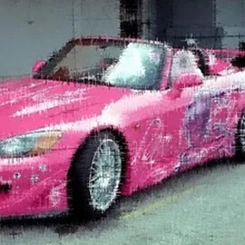 Hot Like A Pink Car Qteku