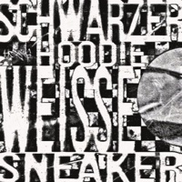schwarzer Hoodie, weiße Sneaker - Single - HORUS39