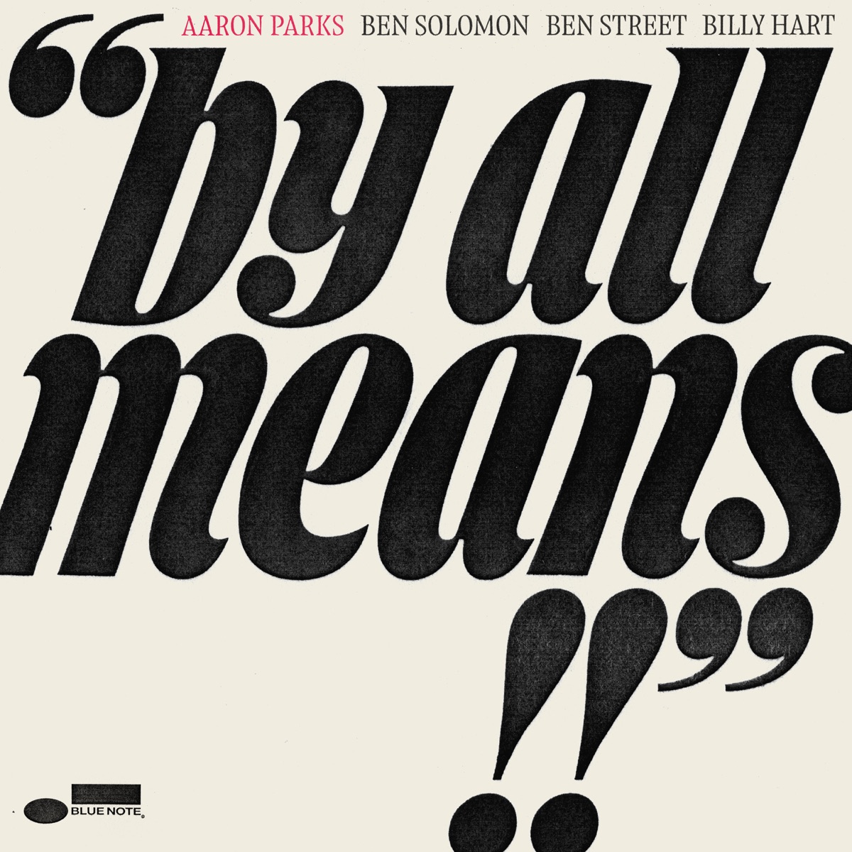 By All Means by Aaron Parks cover design