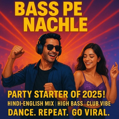 Bass Pe Nachle Party Anthem  Hindi-English DJ Mix  High Bass Dance Song (feat. Nilufa Yasmin) - Single