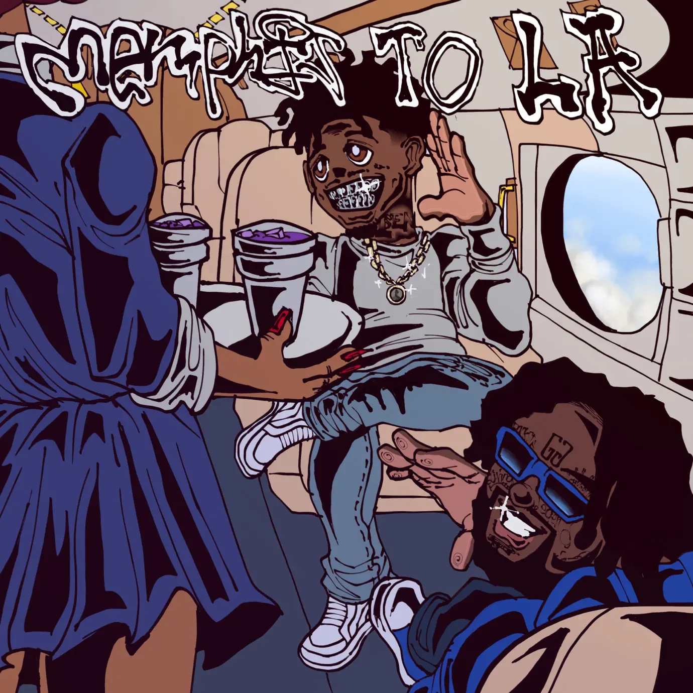 k3 - walk em down (feat. Benji Blue Bills) [Official Music