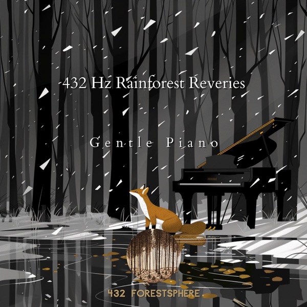 432 Hz Rainforest Reveries: Gentle Piano