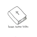 brown leather bibles
