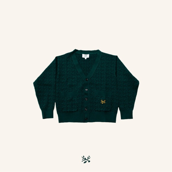 Fitted Jacquard Cardigan