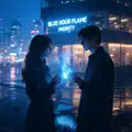 Blue Hour Flame