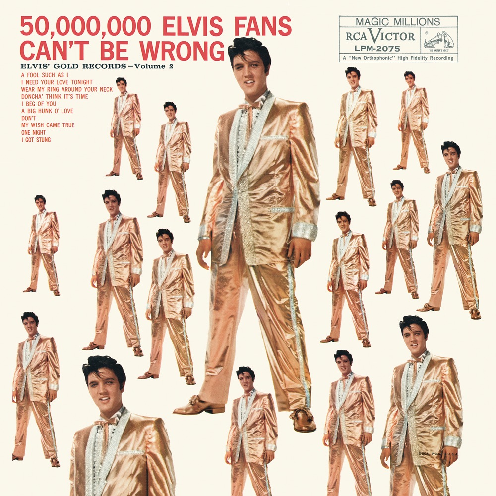 50,000,000 Elvis Fans Can't Be Wrong: Elvis' Gold Records, Vol. 2 by Elvis Presley album cover