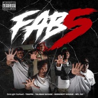 Fab 5 (feat. Trappa, Taliban Savage, RidgeBoy Dougie & NFL FAT) - Single - GrnLight GoHard