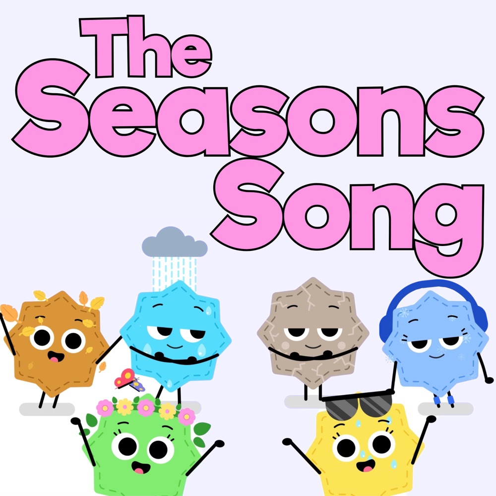 Обложка альбома «The Seasons Song (feat. Megan Piphus, Teacher Peter, Claudia Robin Gunn, Courtney Bateman, Mega Ran & Roy Moye III) - Single» — Hopscotch Songs