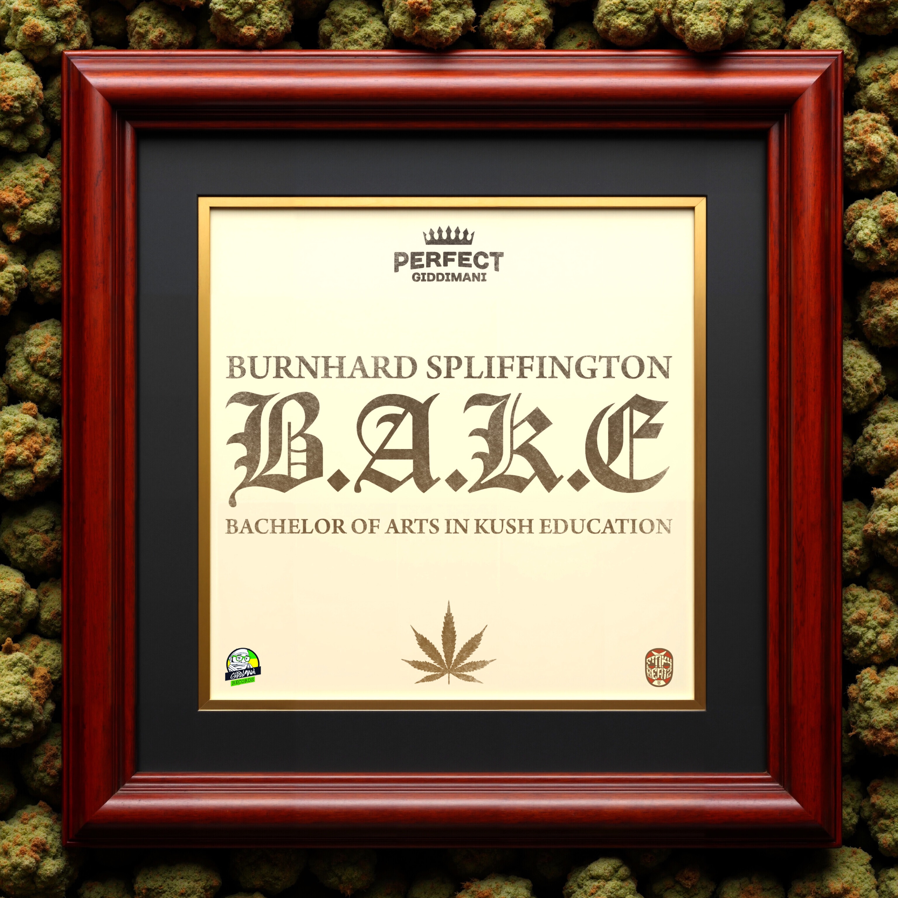 Burnhard Spliffington (B.A.K.E) Bachelor Of Arts In Kush Education