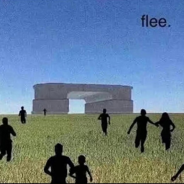 Flee.