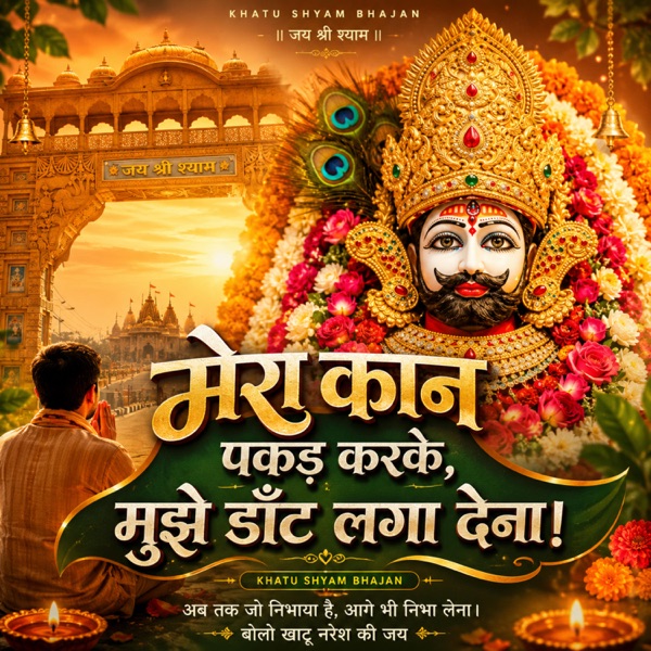 मेरा कान पकड़ कर के मुझे डांट लगा देना Mera kaan pakad ke mujhe daant laga dena shyam Bhajan (Female Version)