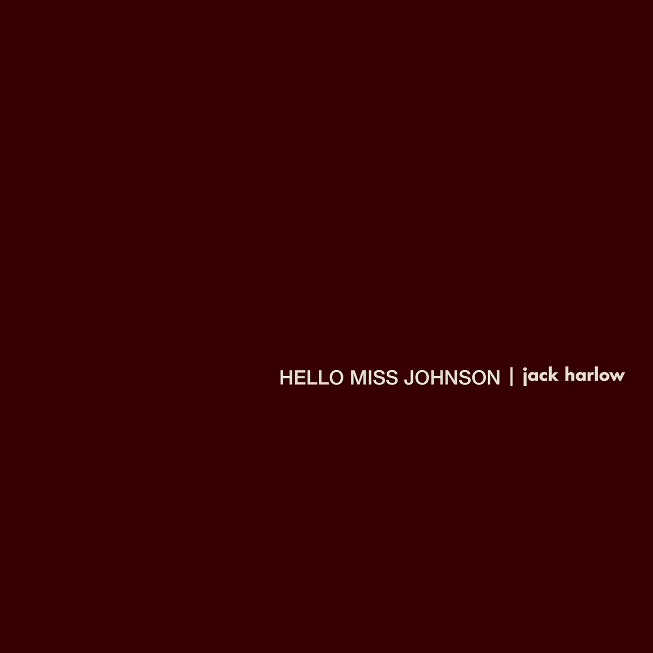 Jack Harlow – Hello Miss Johnson – Single (2024) [iTunes Match M4A]